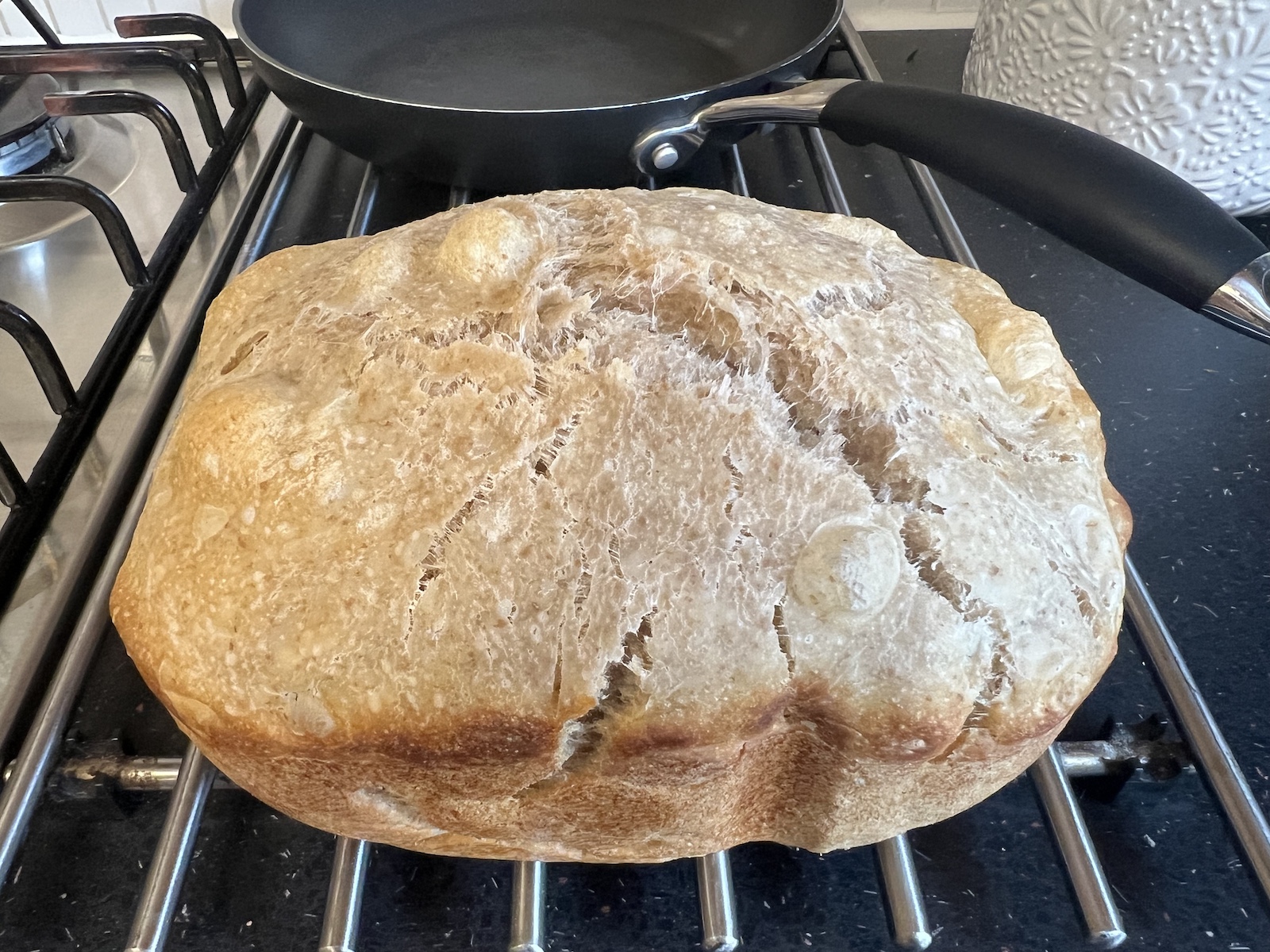 - rustic dome loaf cooling